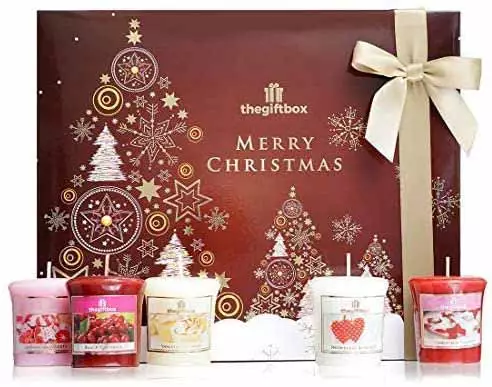 Honeyfrost Christmas Scented Candles Gift Set