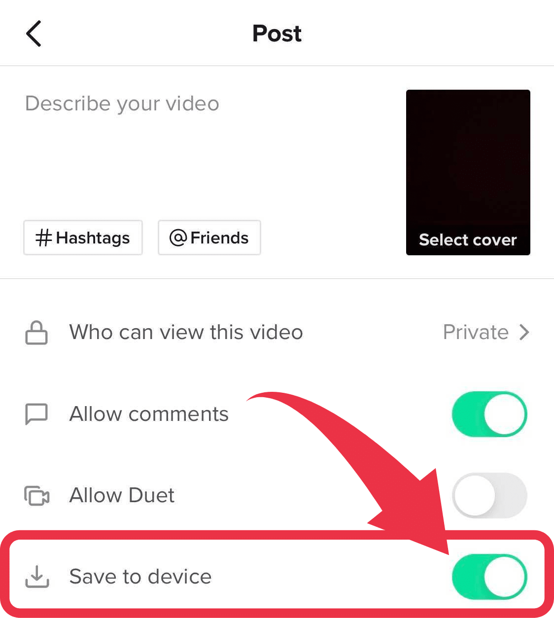 Save a TikTok Draft to Camera Roll | CyberCrew