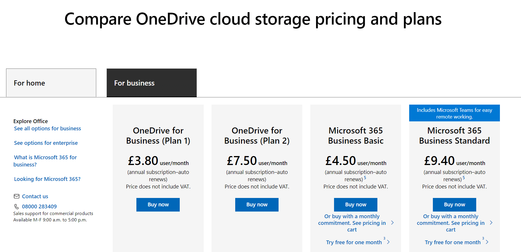 OneDrive “For Business” Plans | CyberCrew
