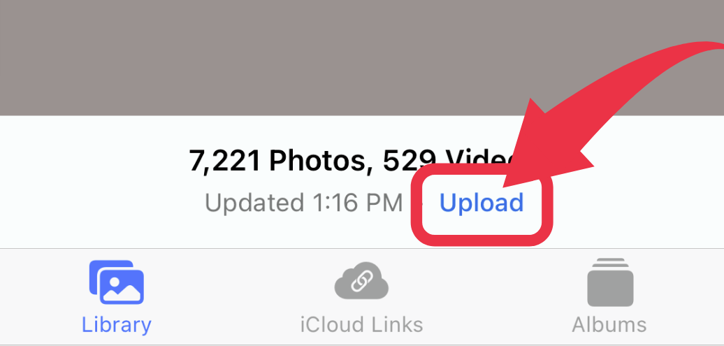 Uploading Only Certain Photos to iCloud From iPhone or iPad Step 2 | CyberCrew