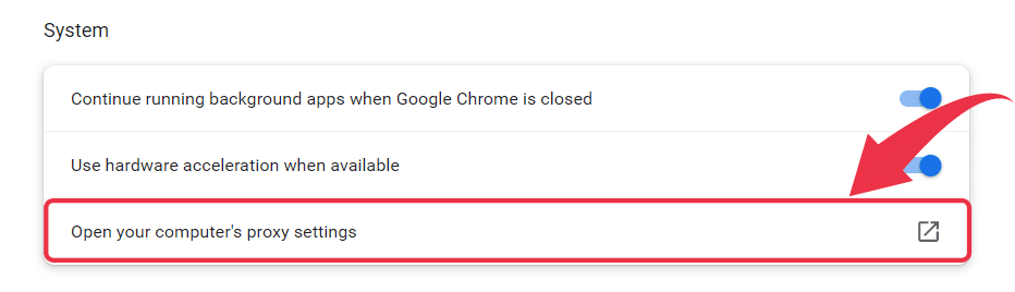 Configuring Chrome Proxy Settings | CyberCrew