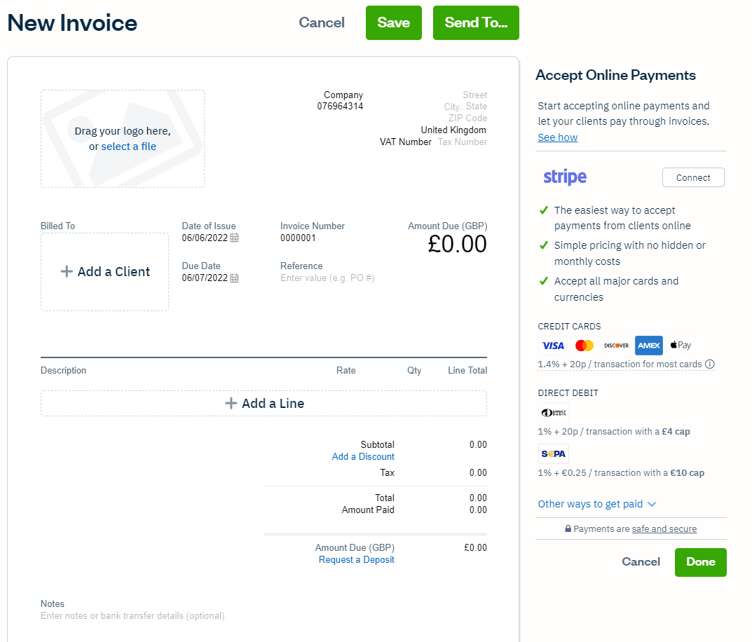 FreshBooks Invoice Creation | CyberCrew